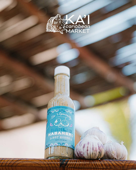 Kai Garlic Habanero hot sauce bottle
